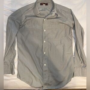 Men’s Yves Saint Laurent Striped Button Up Shirt SZ M